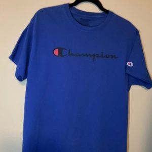 Champion Brand T-shirt, Blue, Men’s Large
